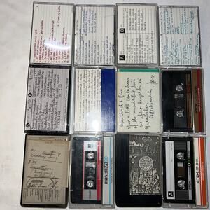 Lot 12 Prerecorded Blank Cassette Tapes for Re-Recording
